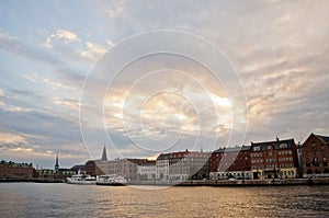 Waterscape in Christianshavn, Copenhagen