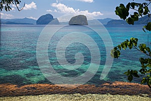 Waterscape, El Nido, Bacuit bay, Palawan island, Palawan province, Philippines