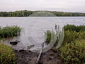 Waterscape at Lake Wilhelm in Southwest Pennsylvania at dusk