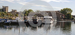 Waterside lifestyle home on a boat