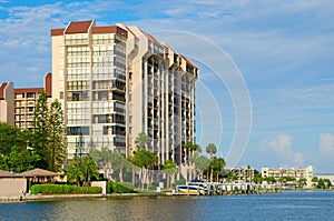 Waterside luxury homes condominium building photo