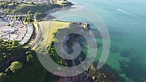 Waterside Park, Torbay, South Devon, England: DRONE VIEWS: Armchair Cove, Saltern Cove & Waterside Park