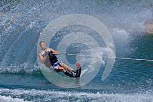 Waterskiier