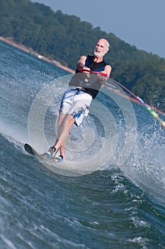 Waterskiing senior