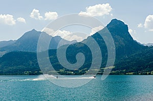 Waterskiing on the Wolfgangsee