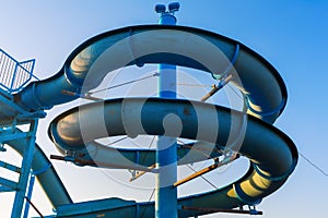 Waterslide of a swimming bath