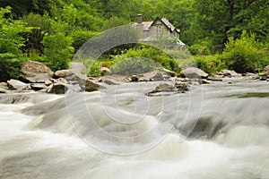 Watersmeet House and East Lyn River