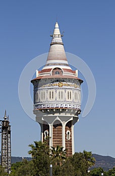 Watertower in Barcelona photo