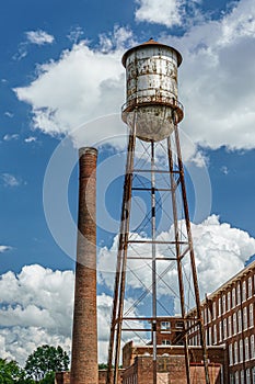 The Watertower at Woodside Mills in Greenville, South Carolina photo