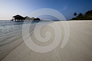 Watervilla and paradise beach