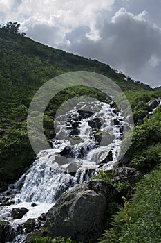 Waterwall near Blue Lakes 2