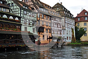 Waterway in Strasbourg, France