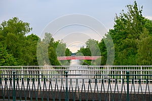 Waterways and canals in province North Brabant, Netherlands