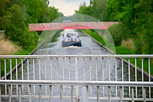 Waterways and canals in province North Brabant, Netherlands