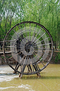 The waterwheel photo