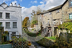 Waterwheel at Ambleside, English Lake District photo