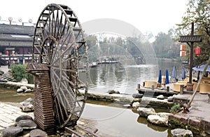 Waterwheel in china photo