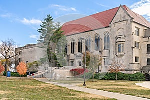 Watson Library on the Campus of the University of Kansas