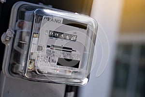 Watthour meter of electricity in home Electronics for use in ho