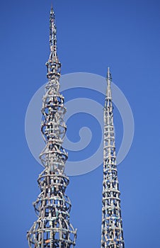 Watts Towers 20th Anniversary of the 1965 riots, Los Angeles, California