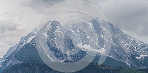 Watzmann mountain near Konigssee lake in Berchtesgaden National Park, Germany