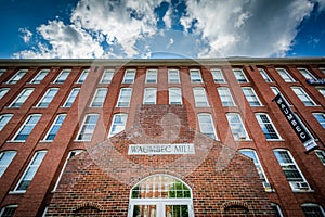 Waumbec Mill, in Manchester, New Hampshire.