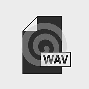 WAV File format Icon