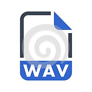 WAV File format icon