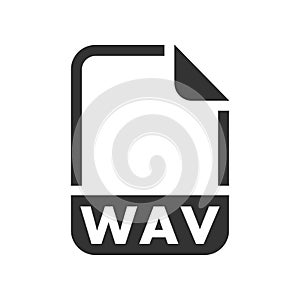 WAV File format icon