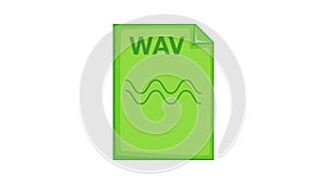 WAV file icon animation