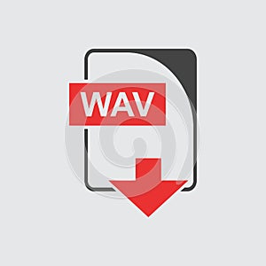 WAV Icon flat