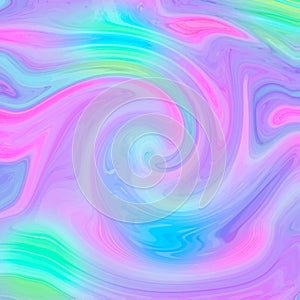 Wave abstract background. Marbling, acylic paint texture