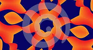 Wave Abstract Orange Sun dial Illustration Art Design Background Simple orange 1