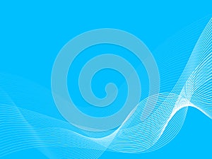 Wave abstract vector background, smooth waves element