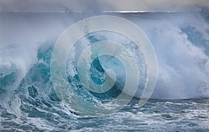 Wave in Atlantic Ocean