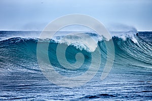 Wave in Atlantic Ocean