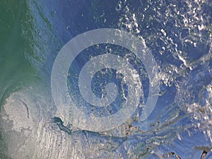 Wave barreling in Rio de Janeiro