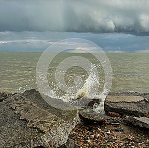 Wave of the Bay in Taganrog photo