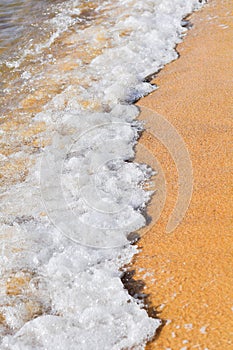 Wave on beach