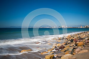 Wave and Beach in Centro Puerto Vallarta photo