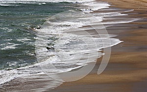 Wave on the beach Mediteranea