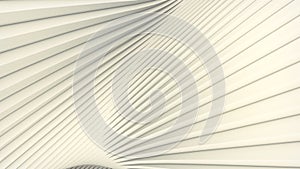 Wave bend white abstract background surface. Digital illustration. 3d rendering