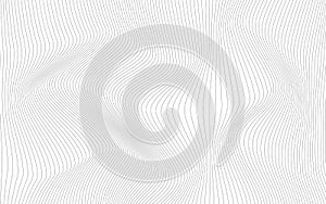 Wave black lines zigzag vertical curve abstract background flat design vector