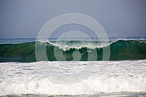 Wave breaking at Zicatela Mexican Pipeline Puerto Escondido Mexico photo