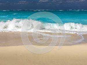 A wave in the Caribbean Sea