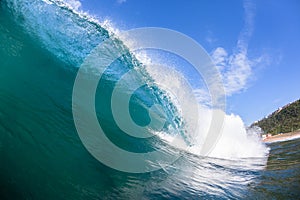 Wave Crashing Blue Encounters photo