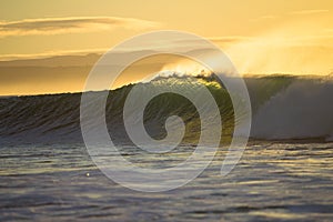 Wave Crashing Morning