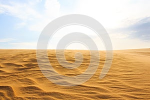 Wave on desert