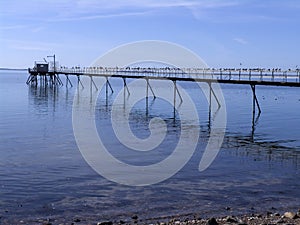Wave energy test station