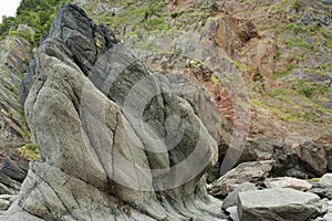 Wave Erroded Rock, Woody Bay